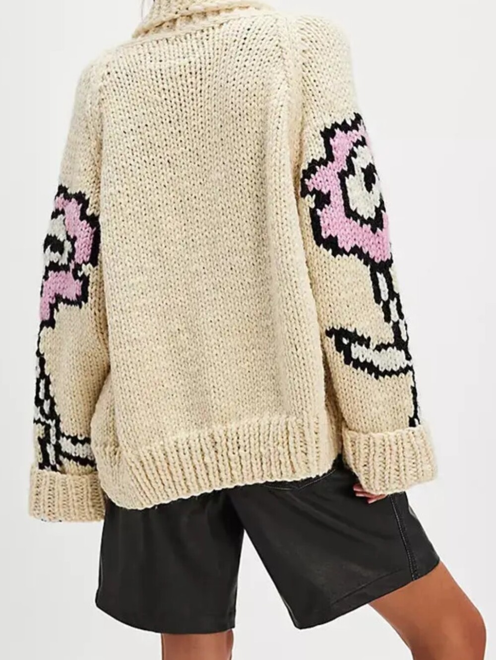 NWT Chunky Knit Oversized Sweater In Ivory